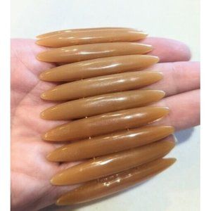 Vintage Retro Butterscotch Amber Smooth Stretch Bracelet